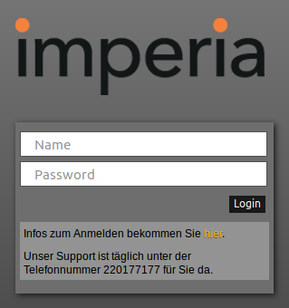 Login-Screen