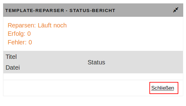 Seite "TEMPLATE-REPARSER"