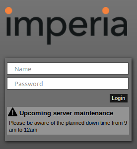 Login-Screen