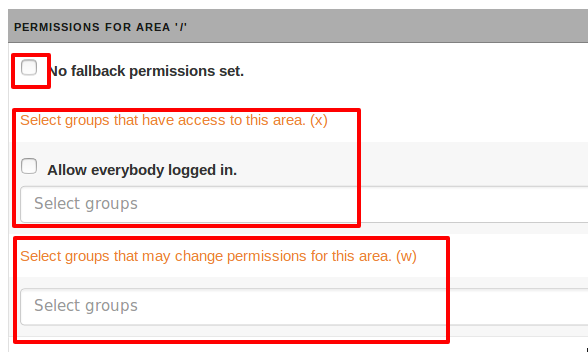 No fallback permissions