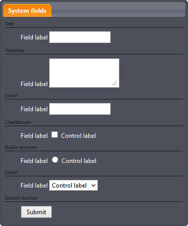 Formularelement-Container