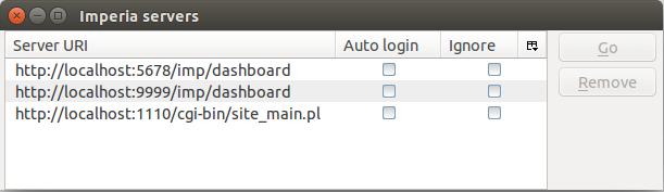 Dialog settings of the One-Click-Edit toolbar (Firefox, Netscape, Mozilla)